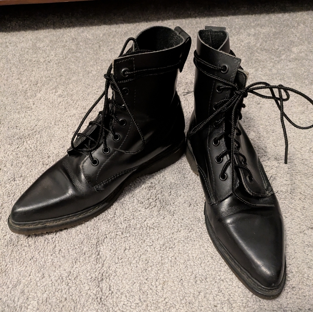 Vintage 90s Witchy Black Doc Martens